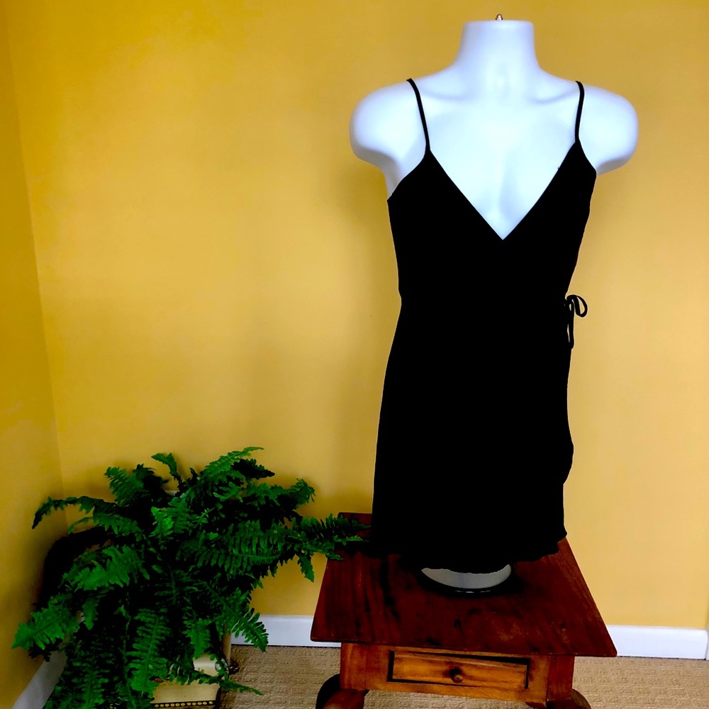 Hollister Black Slip Nighty Negligee Sz. Small NWT
